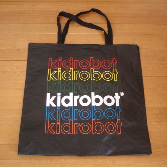 2/$12: KID ROBOT Comic-Con Large Tote (2023) 25" x 25" - Picture 2 of 2